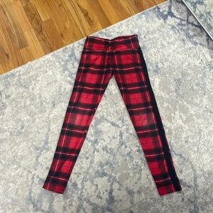 Girls plaid leggings